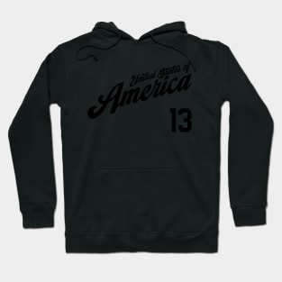 John Adams USA Baseball Jersey 13 Hoodie